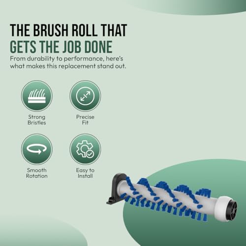 Replacement Brush Roll for Bissell PowerForce PowerBrush TurboClean Standard and Pet Carpet Cleaners, Fits 'ONLY' Models 3938, 3939, 3952 & 3948