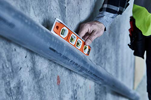 Johnson Level & Tool 1435-1200 Magnetic Torpedo Level, 12", Orange, 1 Level