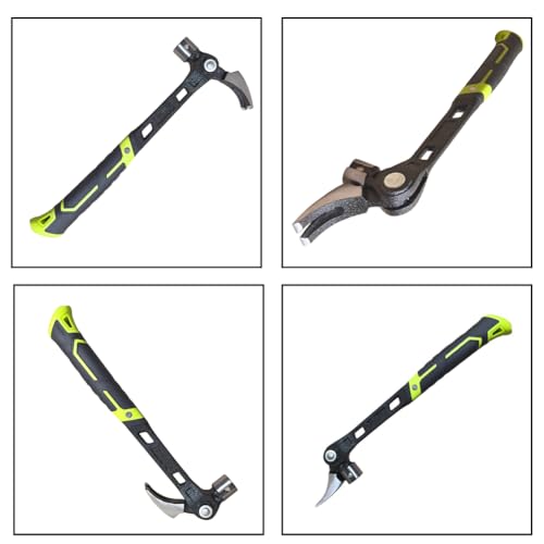 Adjustable Claw Hammer, 32 oz, 45# Carbon Steel Forged, Magnetic, 13.98''