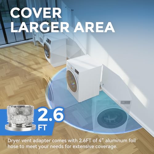 JEEVONY Magnetic Dryer Vent Coupling DV90 Airtight
