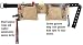 Custom Leathercraft527X Heavy Duty Top Grain Suede Construction Work Apron, 2 Hammer Loops, 12 Pocket,Cream White