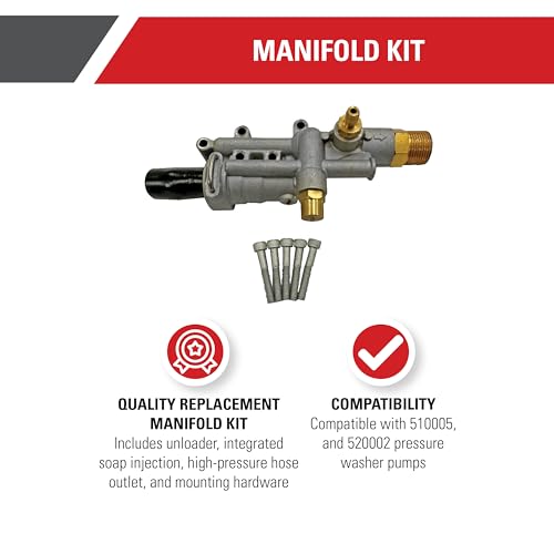 Simpson Manifold Replacement Kit for OEM Technologies Pressure Washer Pumps