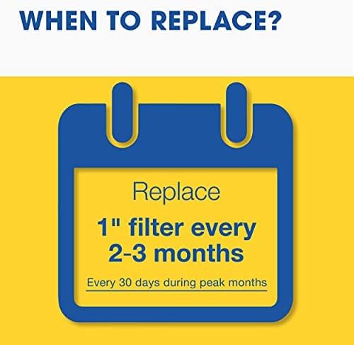 Aerostar Air Filter 16x25x1 MERV 8 AC Filter, HVAC, Furnace Filter, 4 Pack