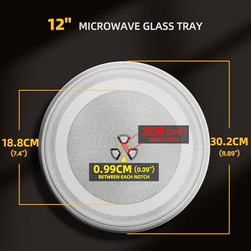 12" Microwave Replacement Turntables, Microwave Gl