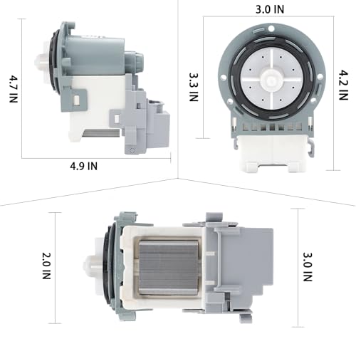 Washer Drain Pump for Samsung WF42H5000AW/A2 WA50R5200AW WF42H5200AW WF45R6100AC/US WF42H5200AP/A2 WA50R5400AV/US WF45T6000AW/A5