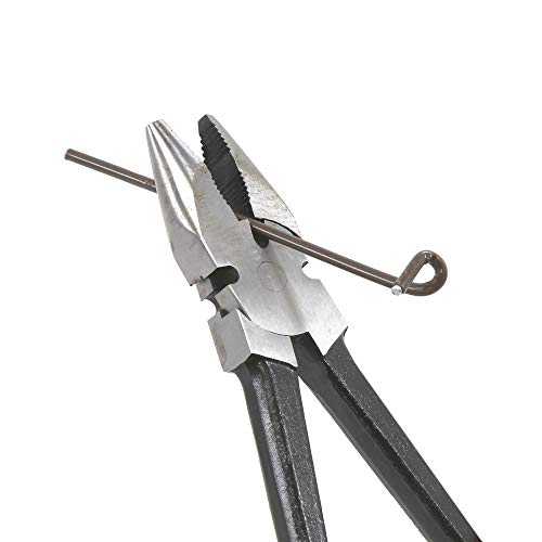 10" Premium Fence Pliers Round Nose Utica Style