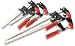 SET CLUTCH ST BAR CLAMPS (2 X 6 IN 2 X 12 IN)