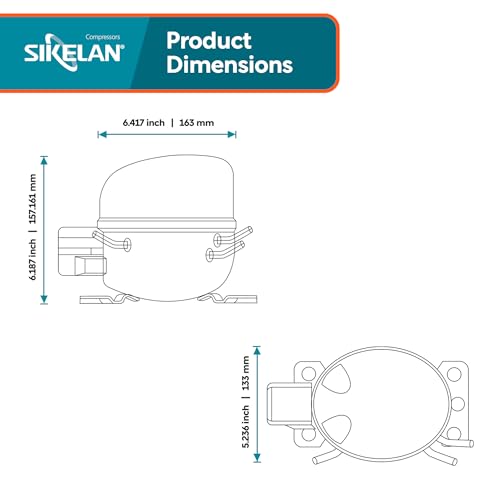 Sikelan Refrigerator Compressor 1/4 HP R600a – Qui