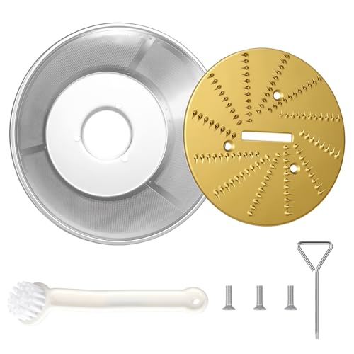 Juicer Replacement Parts BR-1 Compatible with Breville Juice Fountain Juicers, Mesh Filter Basket and Blade Disc for Models JE95XL, JE98XL, BJE200XL, JE900 (No Base)