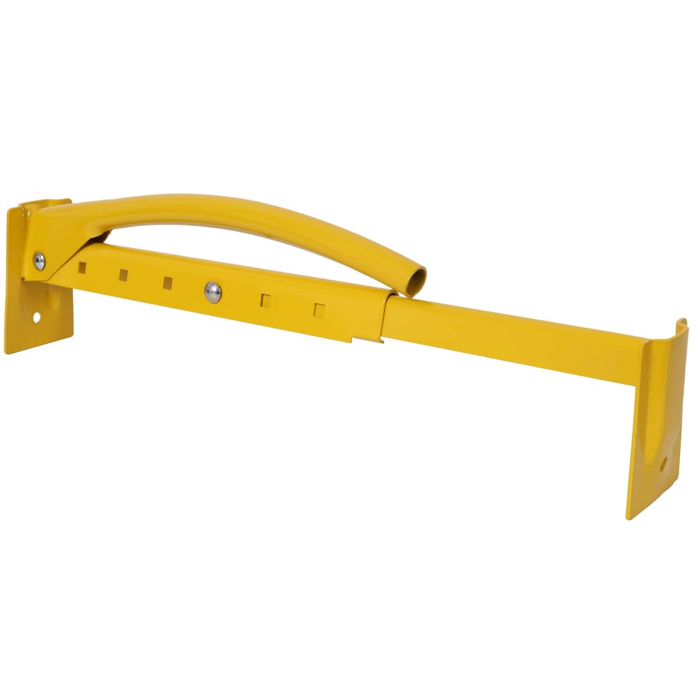 STARZEY Heavy Duty Steel Brick Tong Lifter Non-Slip Grip for Construction Home Renovation Garden Projects Versatile Brick Carrier Tool (Yellow / 2 Pack)