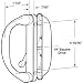 Sliding Patio Door Handle Set for Milgard