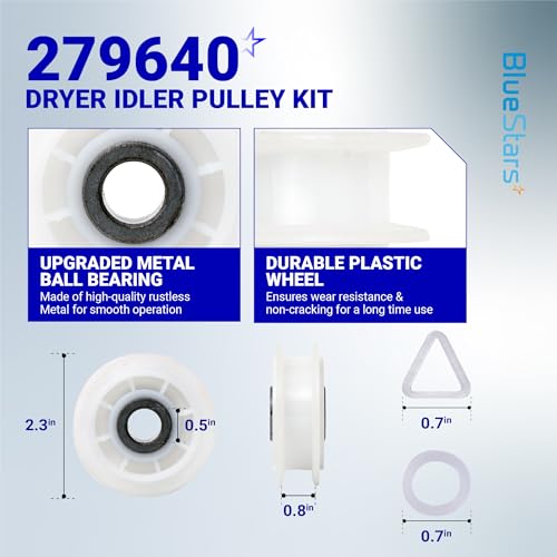 661570V 661570 & 279640 & W10837240 Dryer Drum Bel