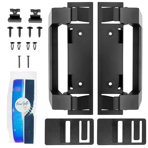 Rolkely 2025 Upgraded 3316882900 RV Refrigerator Door Handle Holder Compatible with Dometic 3316882.900 S,Std Dr Handle Combo-6/8 Amii DM2672, DM2682, DM2872, DM2882(2 Pack)