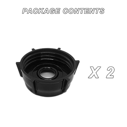 2 Pack of Blender Replacement Parts Jar Base Cap Compatible with Aspas Para Licuadora Oster Osterizer(Does NOT fit Pro, Master, or Versa models)
