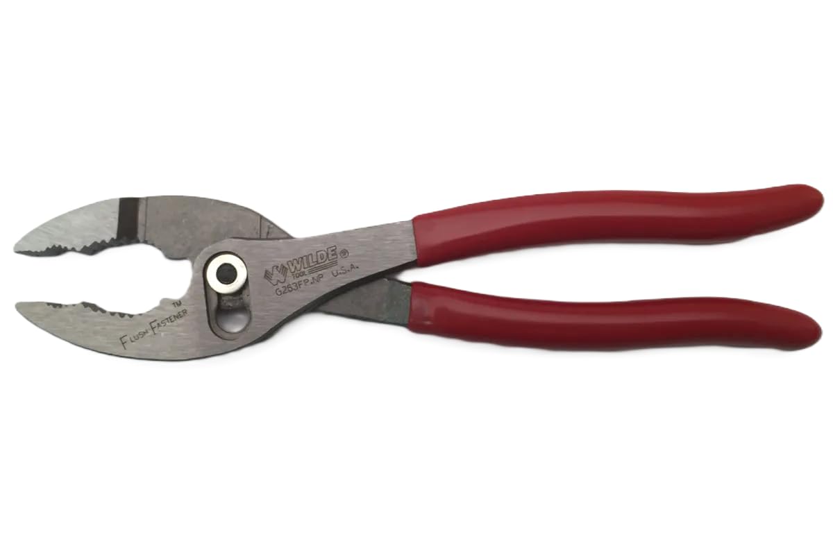 Wilde Tool G263FP.NP/CC Flush Fastener 8" Slip Joint Pliers-Polished