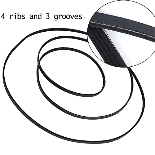 WE12M29/ WE03X29897 Dryer Drum Drive Belt Compatib
