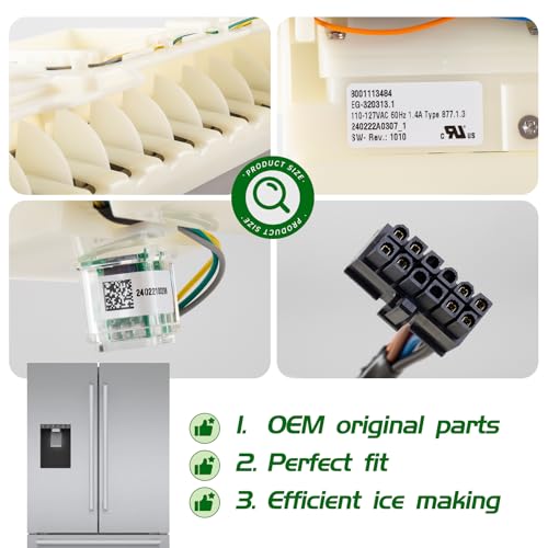 OEM 11036056 Ice Maker Compatible with Bosch Therm