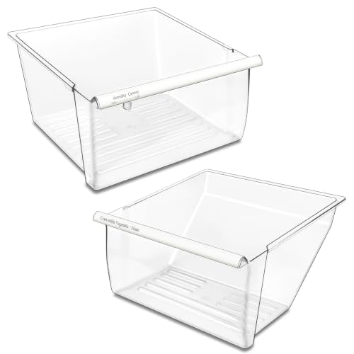 UPGRADED 2188656 Upper Refrigerator Crisper Bin & 