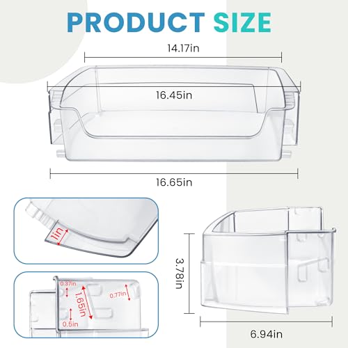 WR71X38318 Refrigerator Door Shelf Bin Compatible 