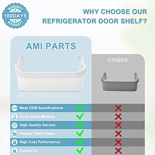 AMI PARTS 240351601 Refrigerator Freezer White Doo