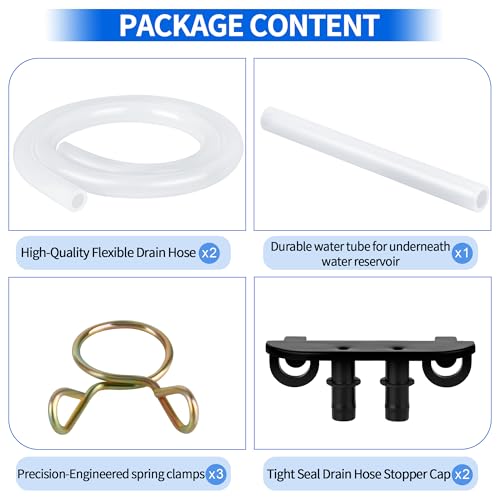 Ice Maker Drain Tube Fit for GE 2.0, Water Line Re