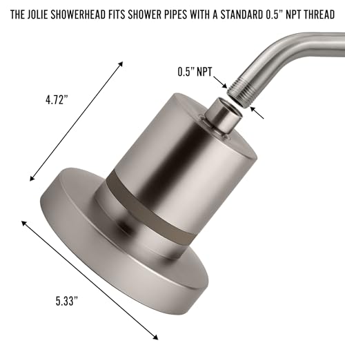Jolie Replacement Shower Filter for Filtered Showerhead, Hair & Skin