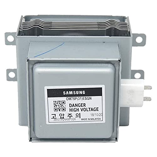 [OM75P(31) Magnetron OEM Mania] OM75P(31) ESGN New OEM Produced for Samsung Microwave Magnetron Assembly Replacement Part