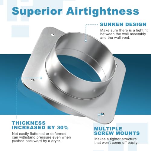 Magnetic Dryer Vent Connector Kit, 4-Inch Quick Co
