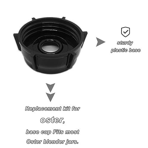 2 Pack of Blender Replacement Parts Jar Base Cap Compatible with Aspas Para Licuadora Oster Osterizer(Does NOT fit Pro, Master, or Versa models)