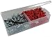 L.H. Dottie K6CO Anchor Kit, 10 by 1-Inch Length Screw, 22 Anchor, Red