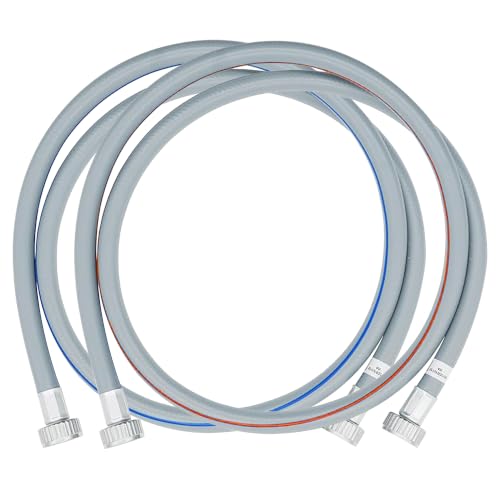 LG Genuine Washer Water Supply Hoses – 4.9 ft, Hot
