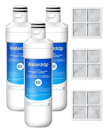 Waterdrop ADQ747935 Refrigerator Water Filter and 