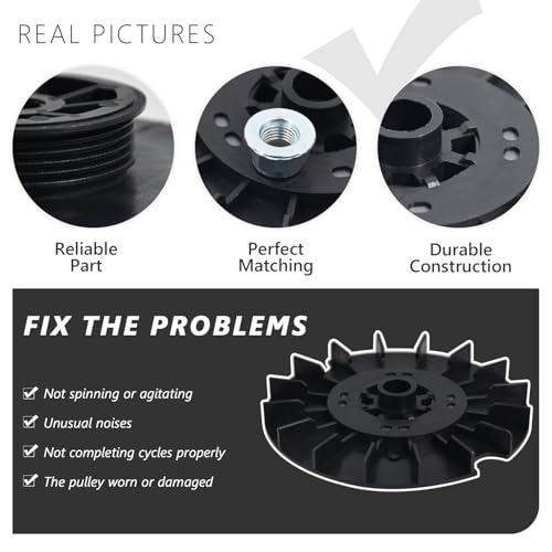 WH03X32218 WH49X25378 Washer 1/3 Hp Motor Pulley &