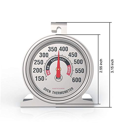 Efeng Large Dial Oven Thermometer for Gas & Electr