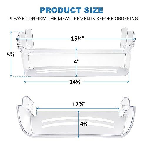 2 Pack UPGRADED 242126602 Refrigerator Door Bin Sh