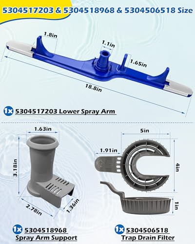 5304517203 1545680 Dishwasher Spray Arm Fits Frigi