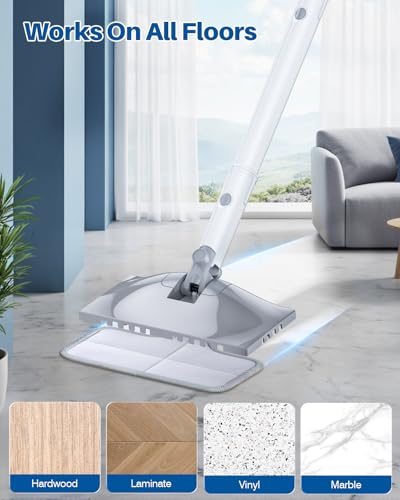 LABIGO 6 Pack Steam Mop Replacement Pads for Multi-Surface Cleaning