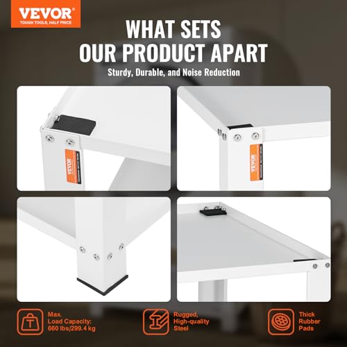 VEVOR Laundry Pedestal with Storage Shelf, 28" Lx2