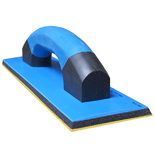 Troxell USA - 4" x 12" Gum Rubber Grout Float with Soft Grip Handle