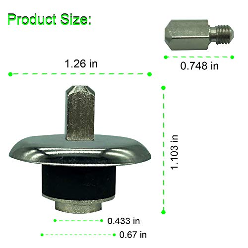 DTAIR Blender Coupling Stud Slinger Pin Kit Replacement for Oster Osterizer Blenders (Pack of 2)