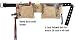 Custom Leathercraft527X Heavy Duty Top Grain Suede Construction Work Apron, 2 Hammer Loops, 12 Pocket,Cream White
