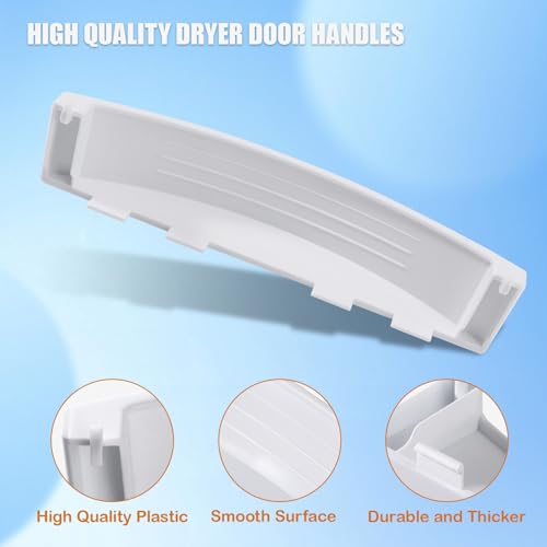 2 Pack Dryer Door Handle Replacement for GE Stacka