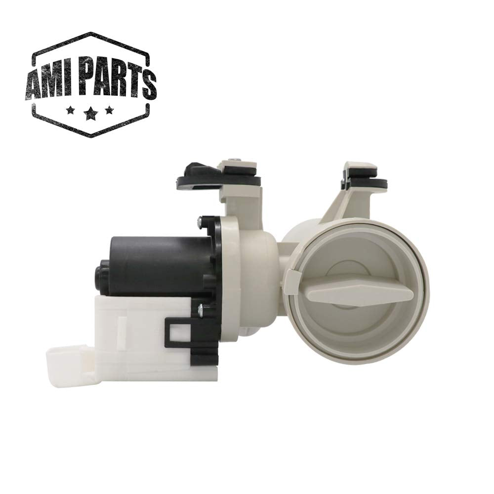 wpw10730972 W10130913 Washer Drain Pump Assembly Compatible with kenmore he2 plus whirlpool 9200 duet washer by AMI PARTS