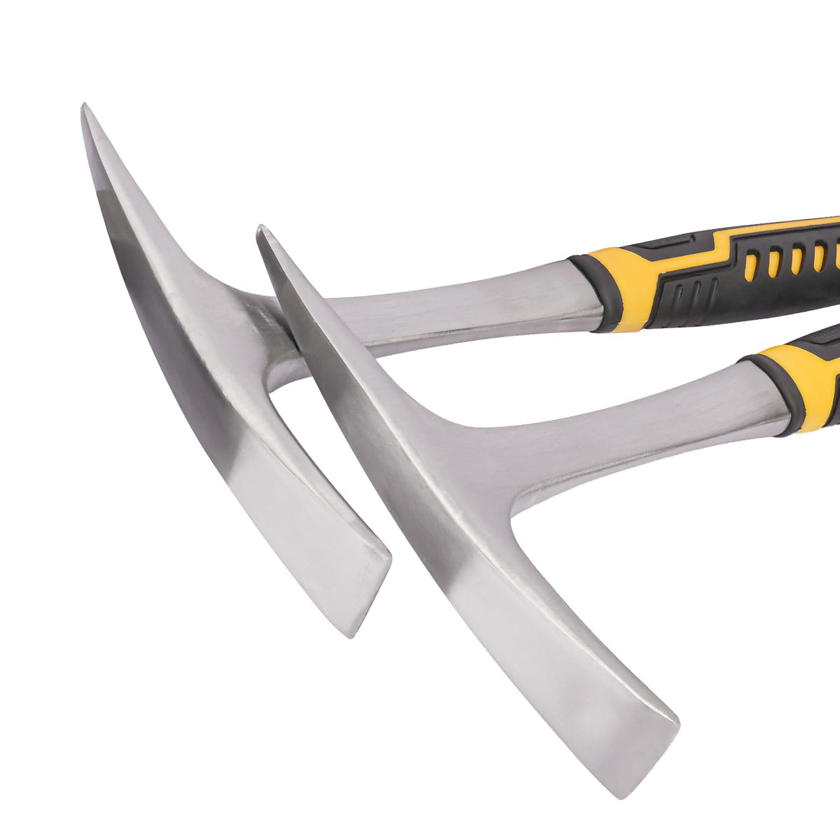 IHDYPPEW 2 Pack 28 OZ Rock Pick Hammer - Professional Forged Brick and Geology Tool, Chipping Hammer for Welding, Superior Pick Axes for Digging & Sheet Metal