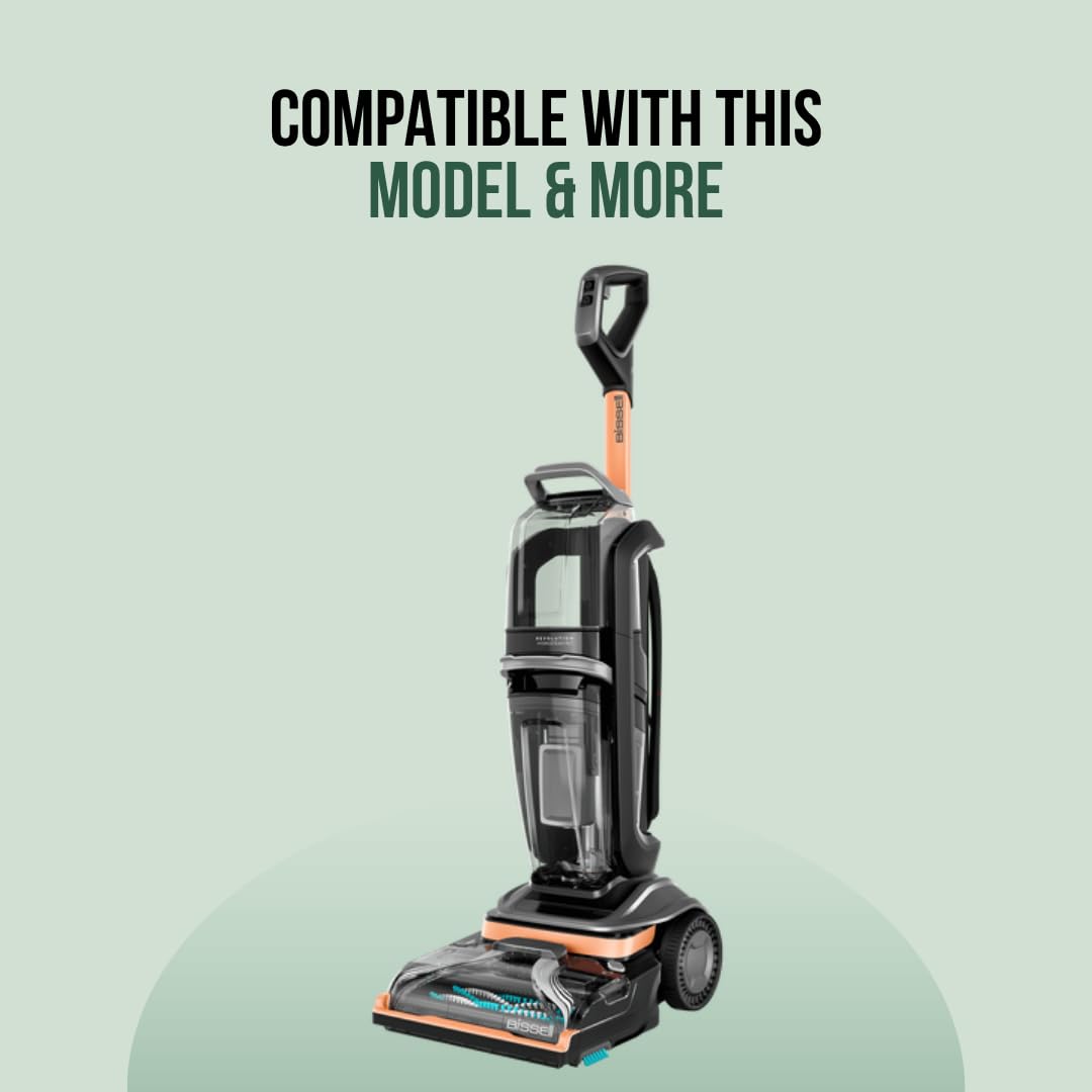 Replacement Brushroll Assembly for Bissell Revolution HydroSteam Carpet Cleaners - Fits Models # 34249, 3428, 3432, 3513