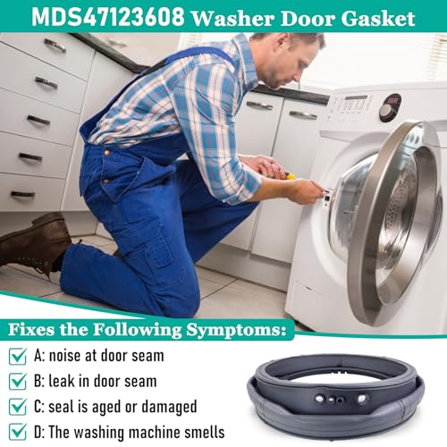 Upgrade MDS47123608 Washer Door Boot Seal,Replacem
