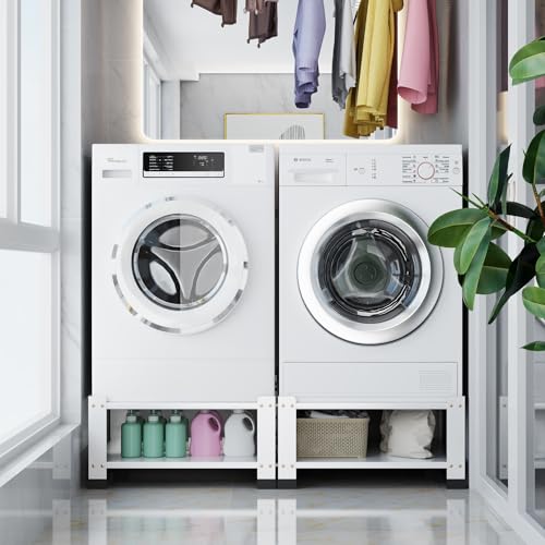 GangMei 2 Pack Washer and Dryer Pedestals Stand, 2