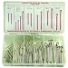 Stainless Steel Cotter Pin Assortment (124 Pieces), Inch, With Case