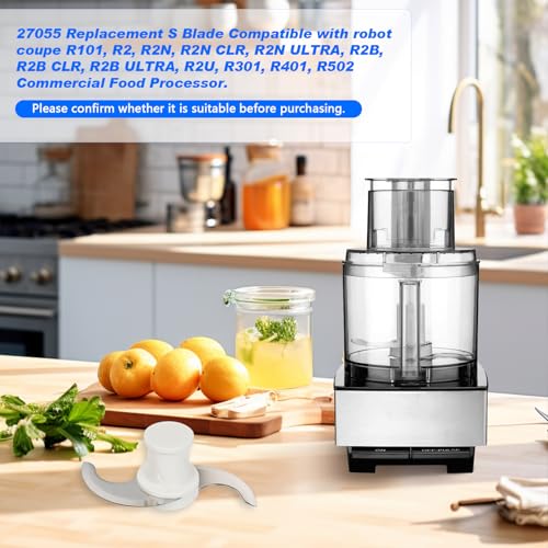 Anlvxin 27055 Stainless Steel S Blade Food Processor Part