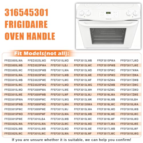 Upgraded 316545301 Oven Handle for Frigidaire Stov